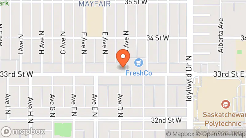 Map showing location of 4th Quarter Vintage Clothing & Records