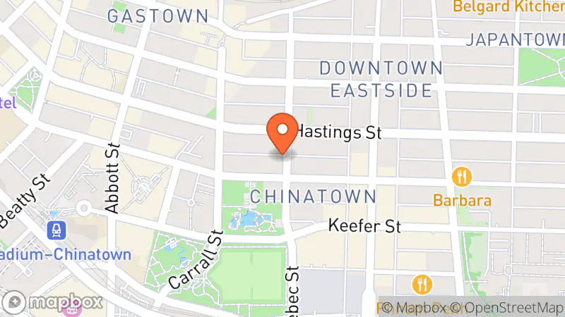Map showing location of 4U Studio