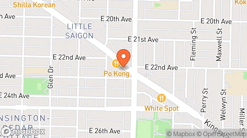 Map showing location of A-A Furniture & Appliances