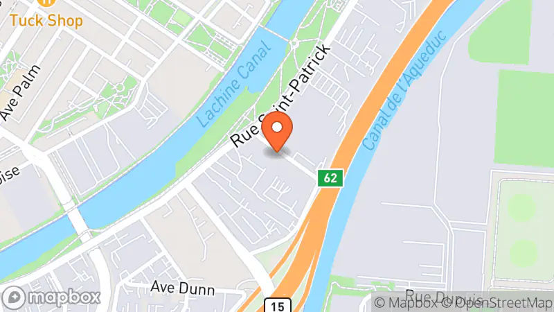 Map showing location of ABP Boutique - Mobilier neuf et usagé
