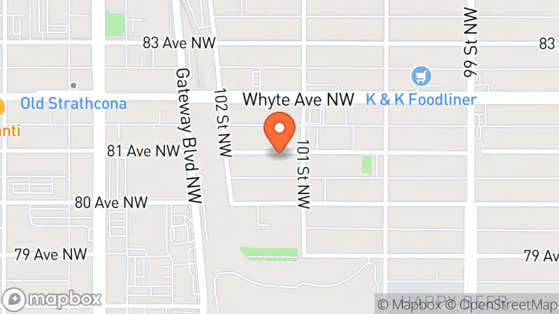 Map showing location of Alhambra Books