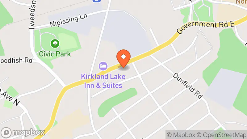 Map showing location of Arctic Kids Consignment Shop