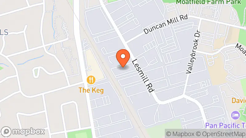 Map showing location of Around The Block - Best Consignment Store in Toronto for Furniture, Rugs, Fine Jewelry, Luxury Handbags, & More