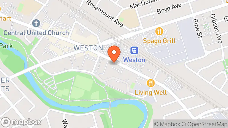 Map showing location of As I am Thrift Boutique