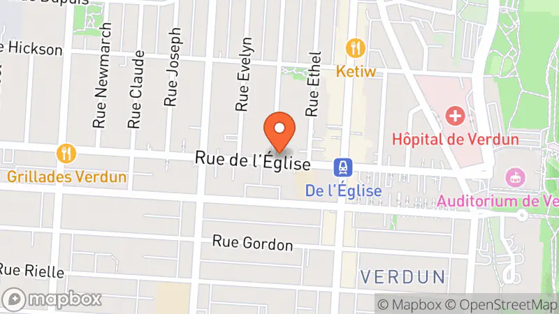 Map showing location of Association Entre Tes Mains