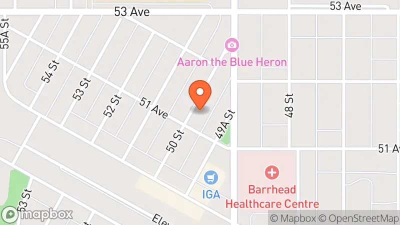 Map showing location of Barrhead Emporium