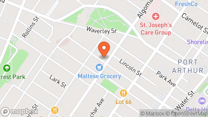 Map showing location of Big Ed's Furniture & Consignment