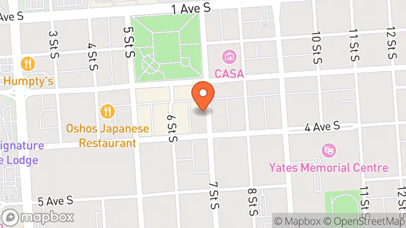 Map showing location of Big John’s Books