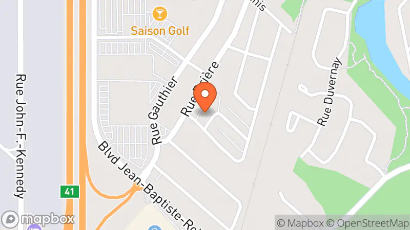 Map showing location of Boîte à livres