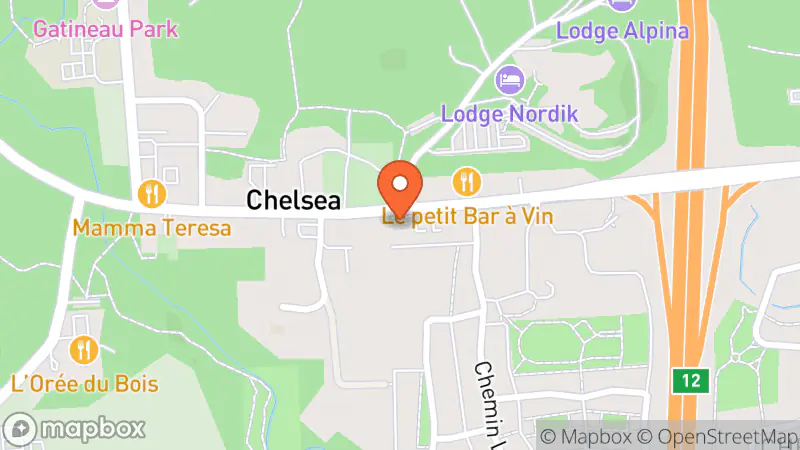 Map showing location of Bougie Doozy Candle