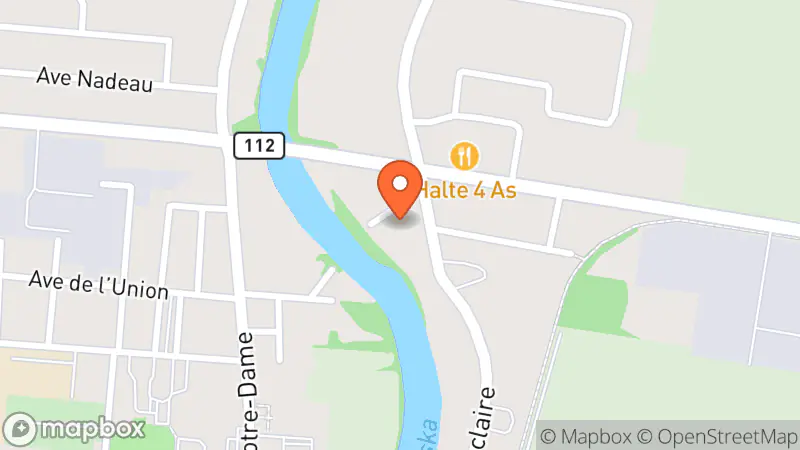 Map showing location of Boutique La Fouinerie