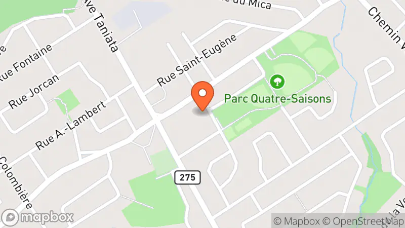 Map showing location of Boutique La Trouvaille