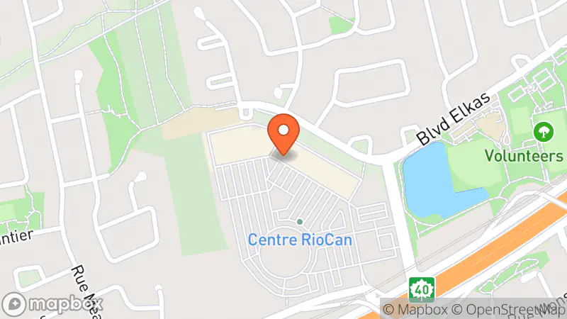 Map showing location of Boutiques d'occasion pour NOVA/Thrift Shops for NOVA