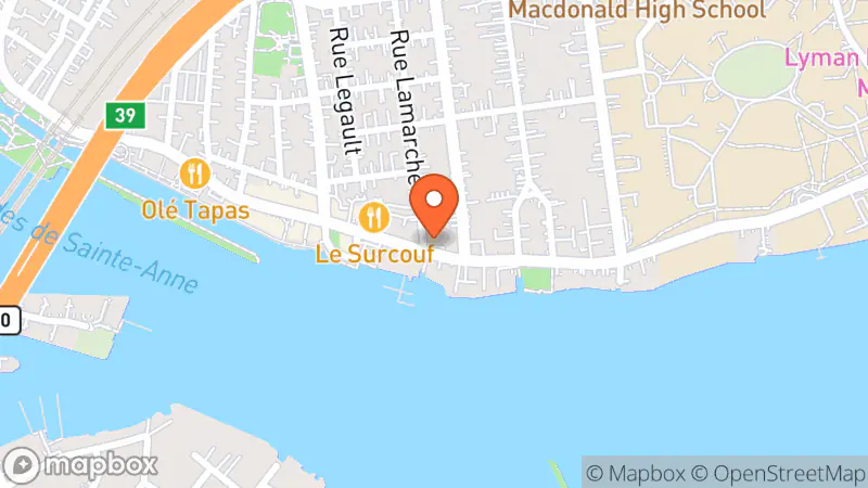 Map showing location of Boutiques d’occasion pour NOVA/Thrift Shops for NOVA