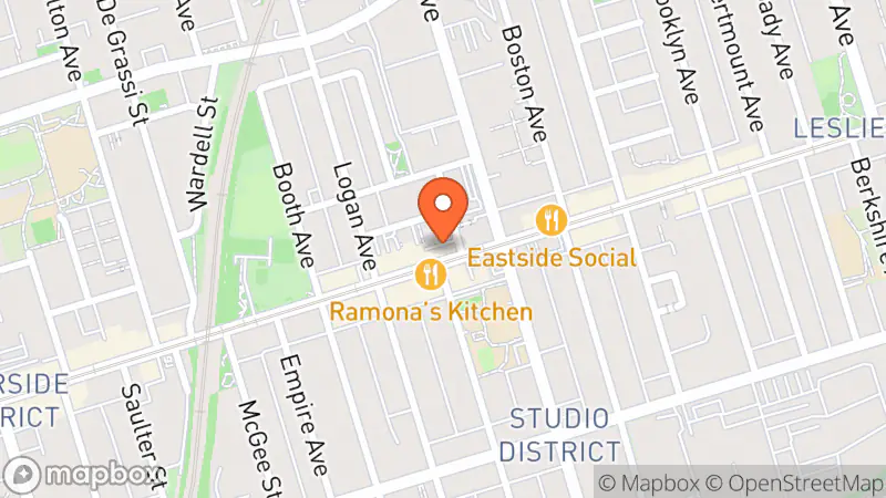 Map showing location of Canopy Kids Shop