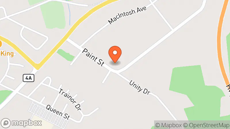Map showing location of Cathy's Consignment Boutique