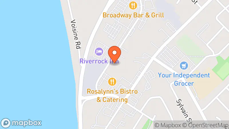 Map showing location of Centre D'Aide Rockland