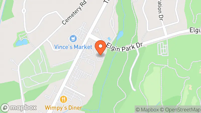 Map showing location of Chances Are