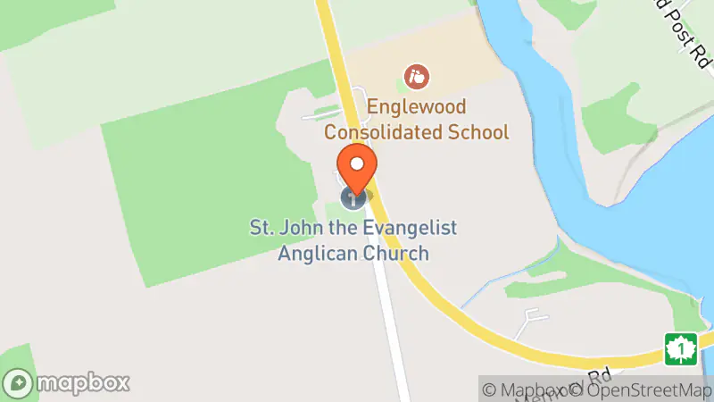 Map showing location of Church Mouse Thrift Shop