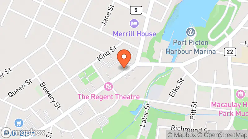 Map showing location of City Revival