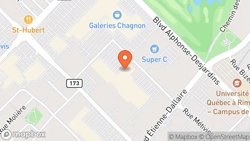 Map showing location of Écolivres