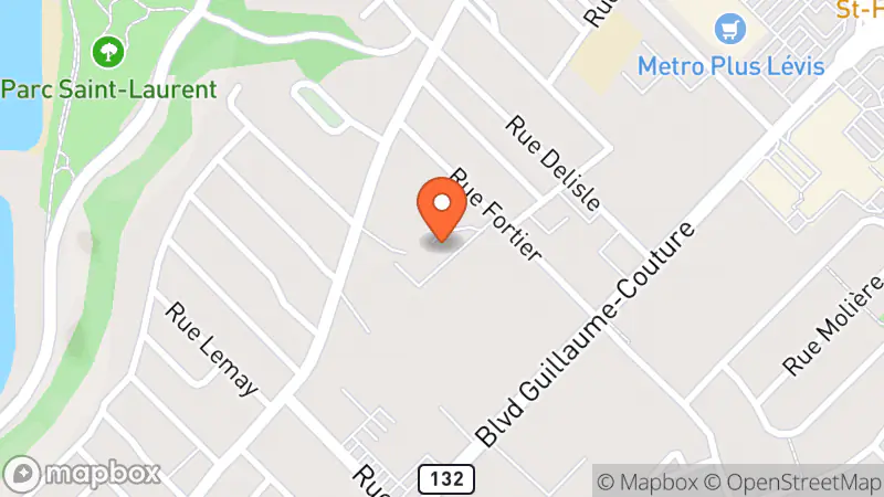 Map showing location of Comptoir Des Infortunes