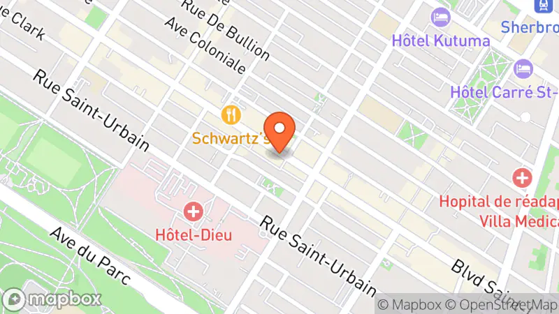 Map showing location of CUL-DE-SAC