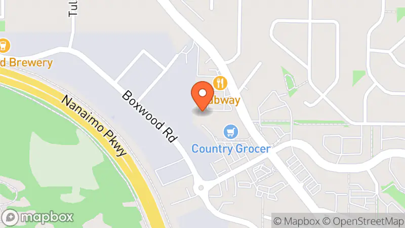 Map showing location of CurVa-Voom