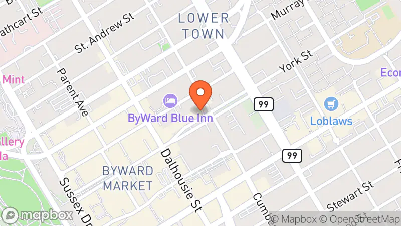 Map showing location of Darling Vintage