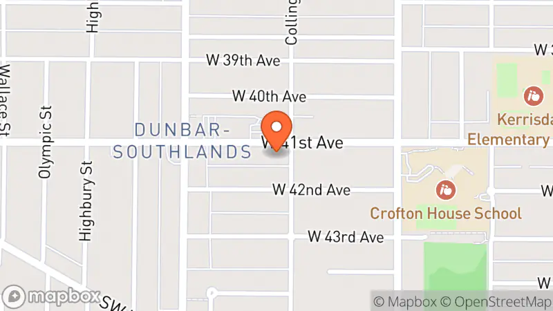 Map showing location of Dragon & Phoenix