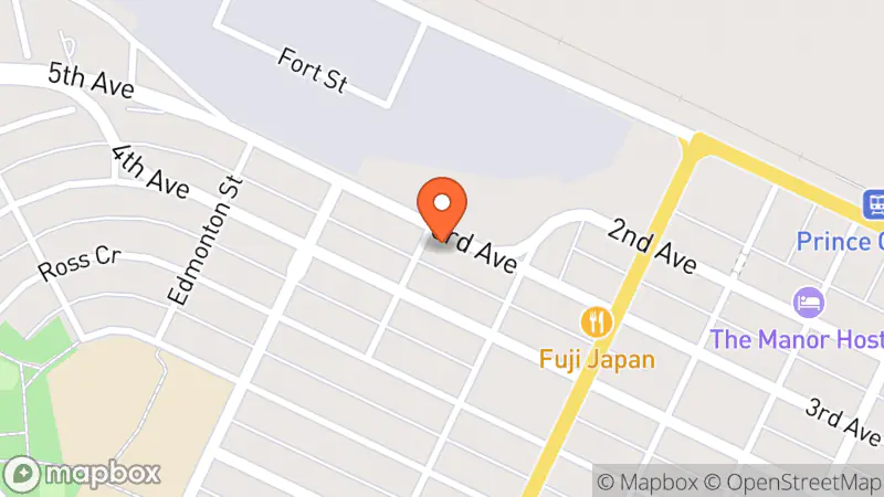 Map showing location of Earth and Crown Consignment and Sustainable Designs