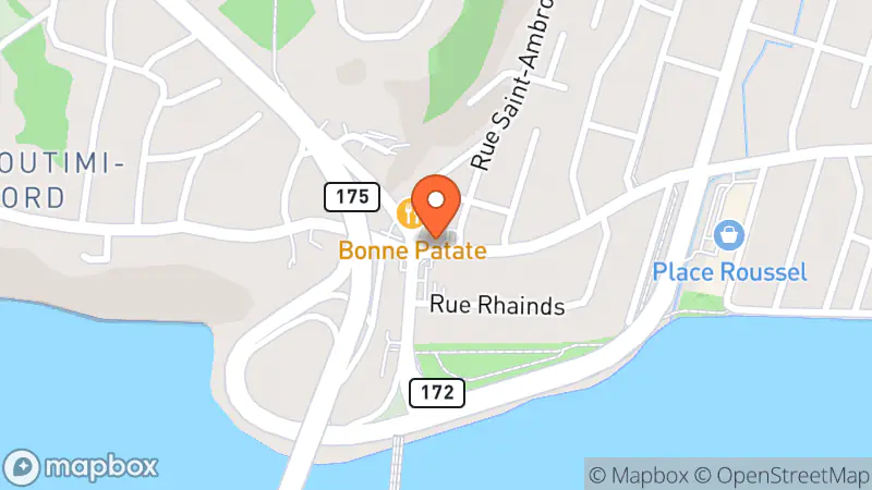Map showing location of Eco-Fripes Roussel