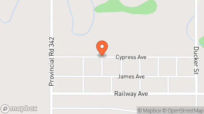 Map showing location of Encore Second Hand Store
