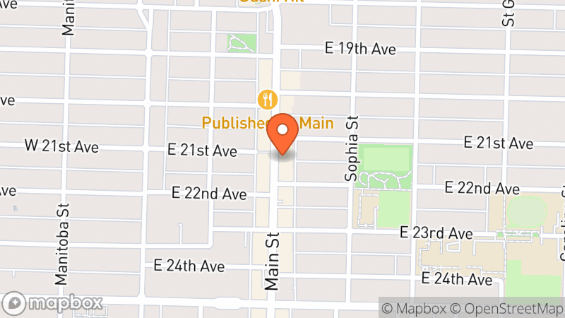 Map showing location of Exile Electronics