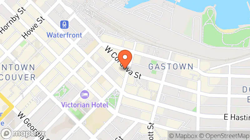 Map showing location of F as in Frank Vintage Clothing