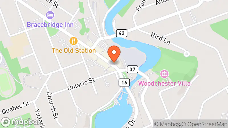 Map showing location of Fashion Closet