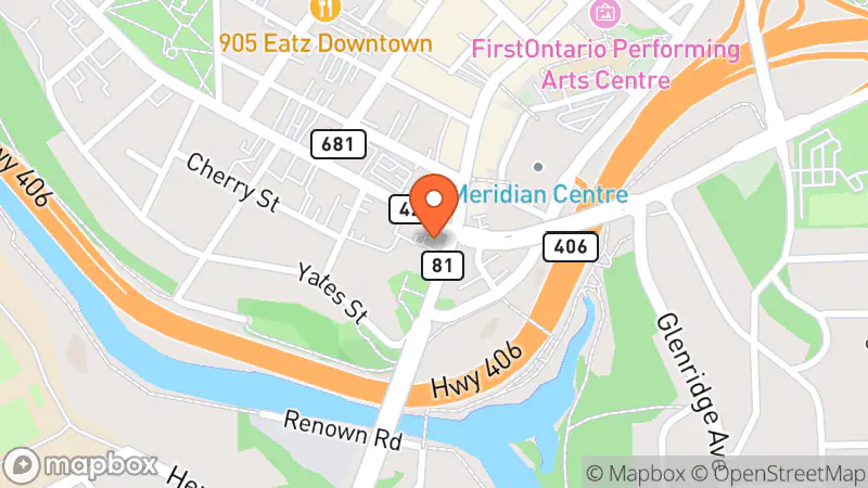 Map showing location of Feels Good Thrifting