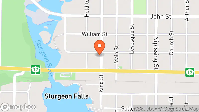 Map showing location of Filles d' Isabelle's