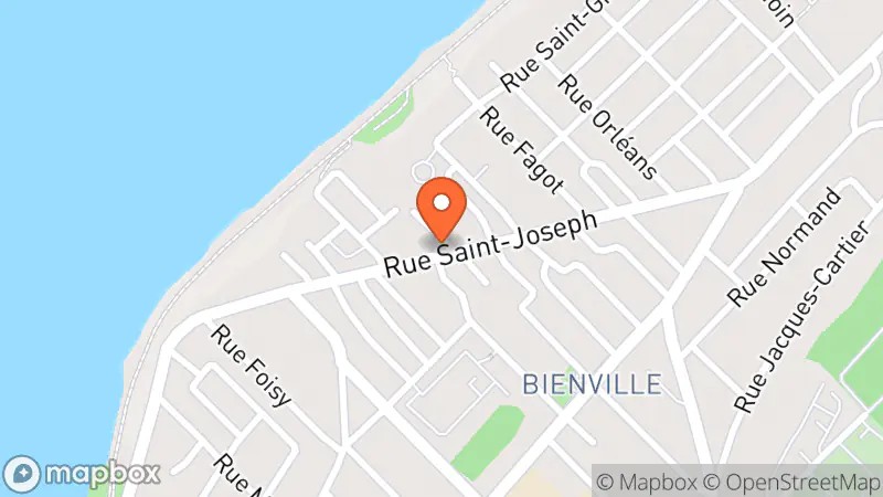 Map showing location of Fouillis Inc (Le)