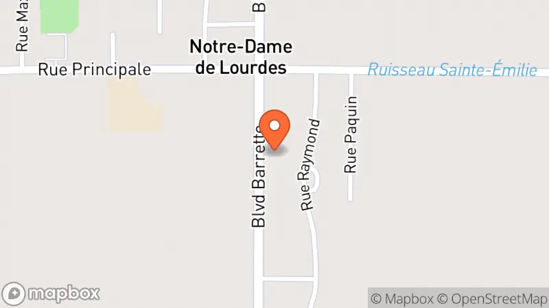 Map showing location of Friperie ciemka