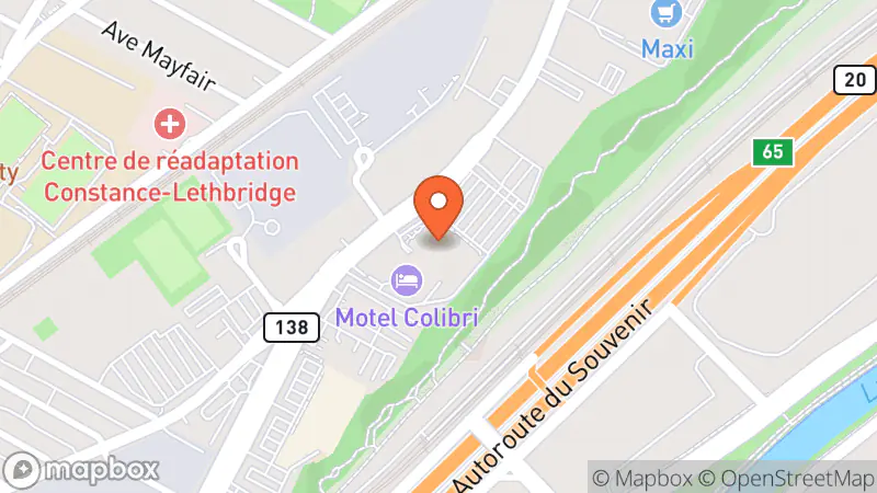 Map showing location of Friperie Deja Vu Thrift