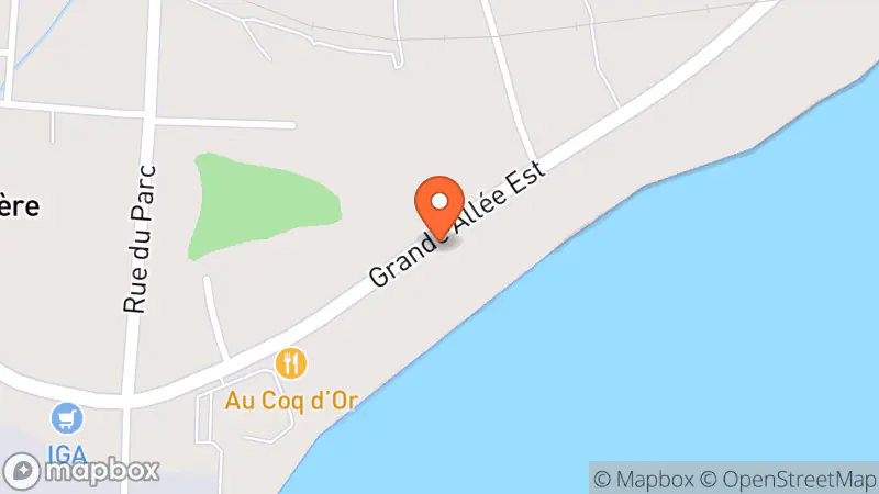 Map showing location of Friperie Deuxieme Vie