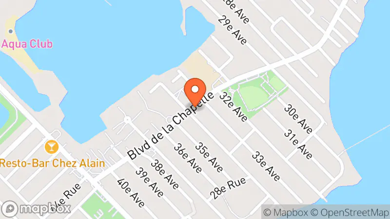 Map showing location of Friperie Pointe-Calumet
