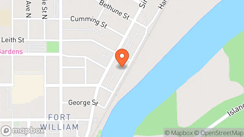 Map showing location of Furniture Recycle