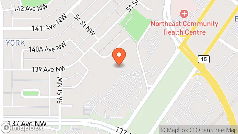 Map showing location of Goodwill Manning Thrift Store & Donation Centre