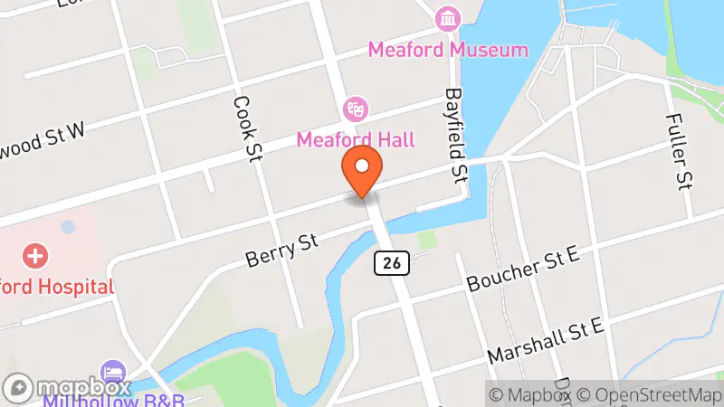 Map showing location of Groove Boutique