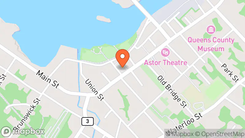 Map showing location of Guy's Frenchys
