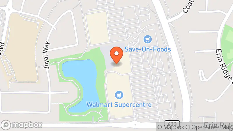 Map showing location of Habitat for Humanity Edmonton - ReStore St Albert