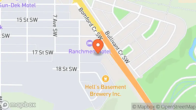 Map showing location of Habitat for Humanity ReStore