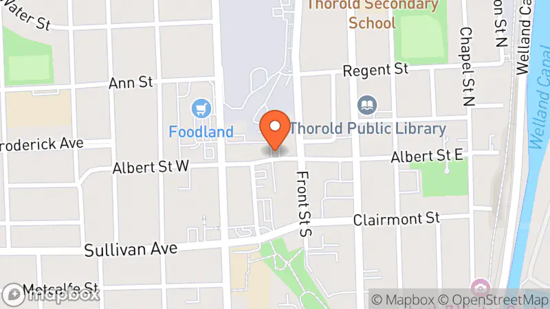 Map showing location of Hazel Market